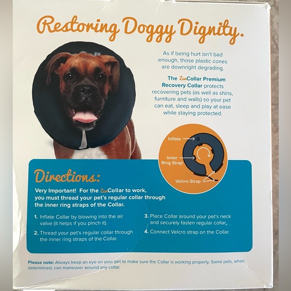 2/$20💕Dog Recovery Collar Inflatable L - Picture 4 of 4